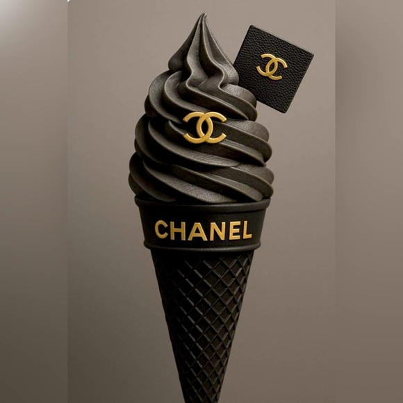 NWT Luxury 20x30 Poster Gold & Black 🍦Print Luxury Modern Wall decor
